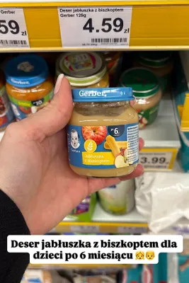 Deser jabłuszka z biszkoptem  promocja w Dino