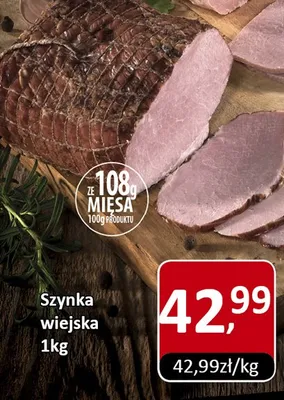Szynka wiejska wędlina 1kg Nik-Pol promocja
