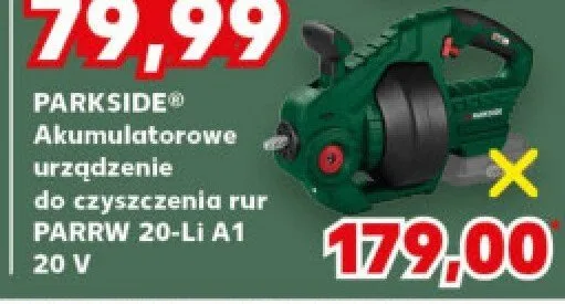 Akumulatorowe urządzenie do czyszczenia rur PARRW 20-Li A1 promocja w Kaufland