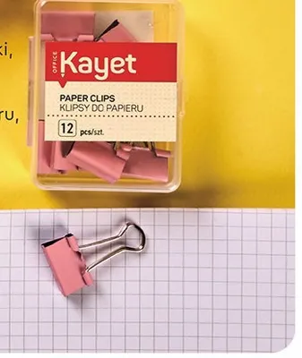 Klipsy do papieru, 12 szt. promocja w Biedronka