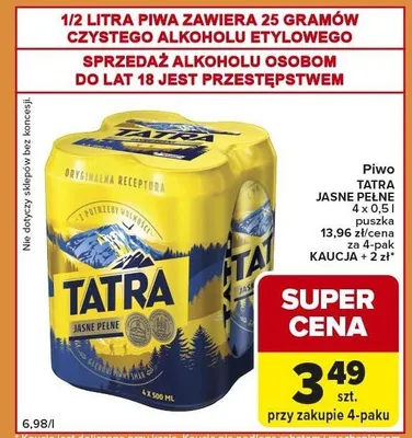 Piwo promocja w Carrefour Express