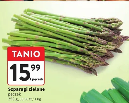 Szparagi zielone pęczek Intermarche promocja w Intermarche