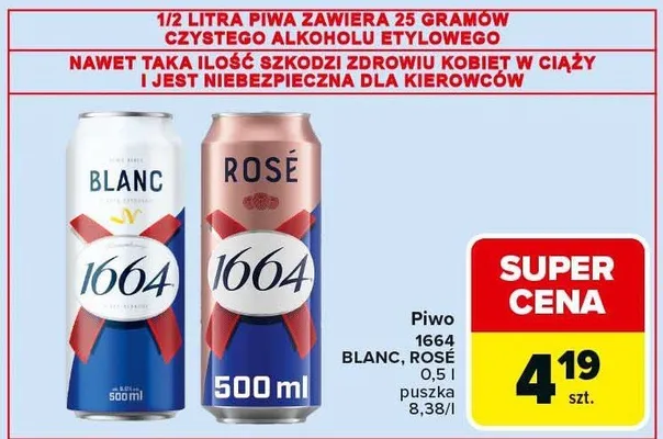 Piwo promocja w Carrefour Market