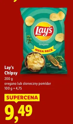 Chipsy oregano promocja w Lidl