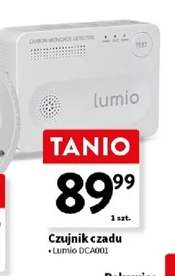 Czujnik czadu DCA001 Lumio promocja w Intermarche