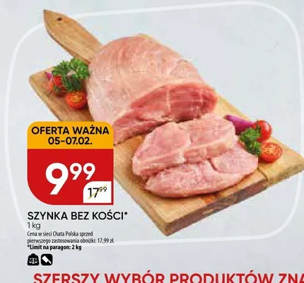 Szynka bez kości Chata Polska promocja w Chata Polska