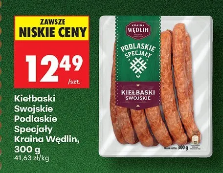 Kiełbaski Swojskie Podlaskie Specjały  promocja w Biedronka