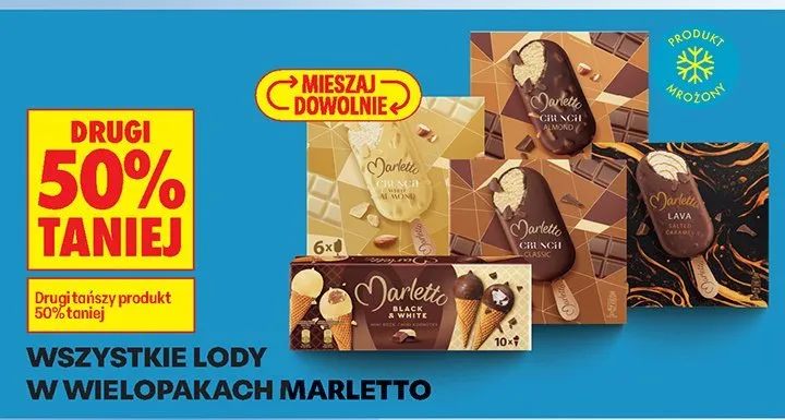 Lody w wielopakach  promocja w Biedronka