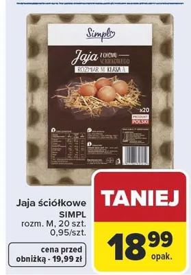 Jaja promocja w Carrefour