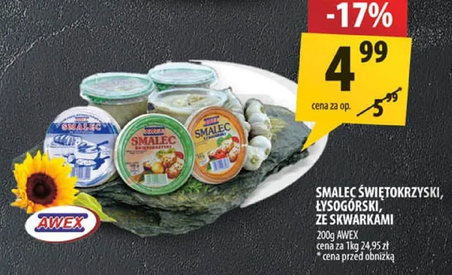 Smalec świętokrzyski, łysogórski, ze skwarkami Avec promocja w Arhelan