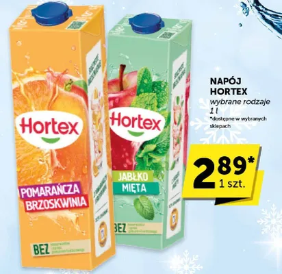 Sok Hortex Pomarańcza Brzoskwinia promocja w Groszek