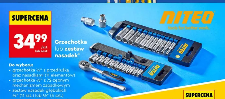 Grzechotka lub zestaw nasadek promocja w Biedronka