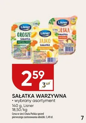 Sałatka warzywna promocja w Chata Polska