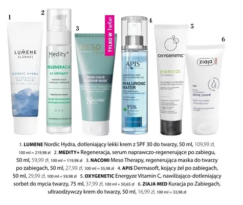 Maska Nacomi Meso Therapy, regenerująca do twarzy po zabiegach promocja w Hebe