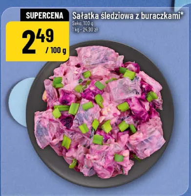 Sałatka śledziowa promocja w POLOmarket
