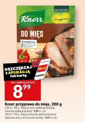 Przyprawa do mięs Knorr, 200 g promocja w Twój Market