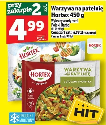 Warzywa na patelnię Hortex 450 g promocja