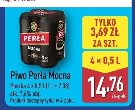 Piwo promocja w Aldi