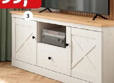 Szafka rtv RTV2D1S Frija promocja w Black Red White