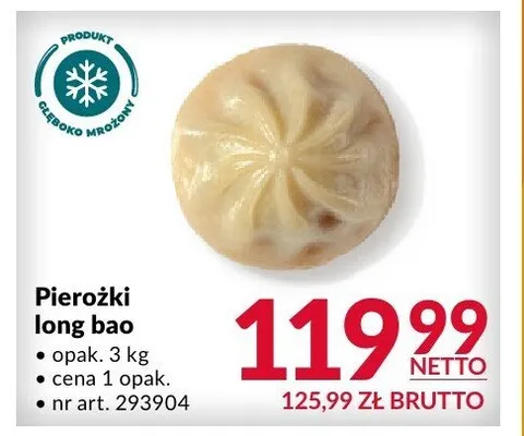 Pierożki long bao Makro promocja w Makro