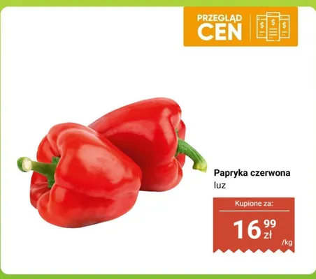 Papryka czerwona luz Biedronka promocja w Biedronka