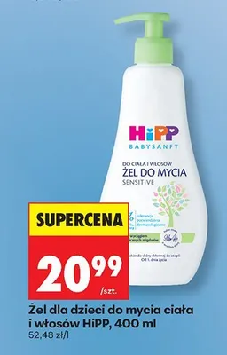 Żel dla dzieci do mycia ciała i włosów 400 ml promocja w Biedronka