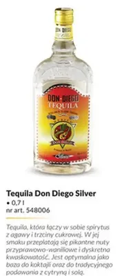 Tequila Don Diego Silver 0,7l promocja w Makro