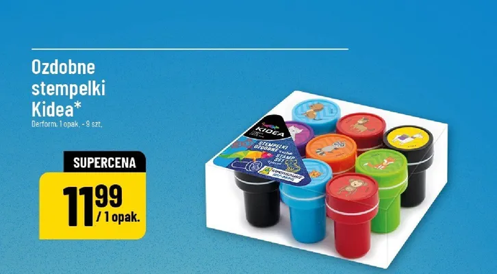 Ozdobne stempelki Kidea promocja w POLOmarket