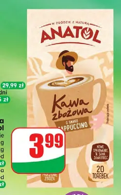 Kawa zbożowa 2 rodzaje promocja w Dino