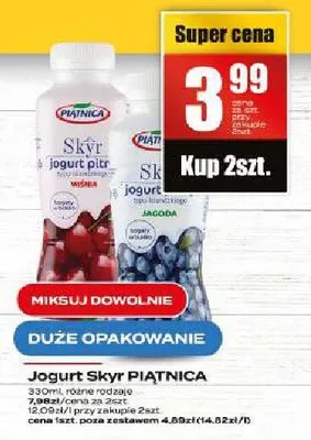 Jogurt Jogurt Skyr PIĄTNICA promocja w Supeco