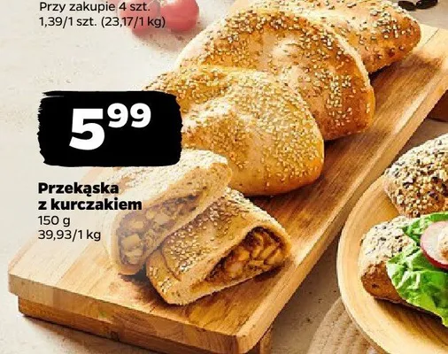 Przekąska z kurczakiem promocja w Netto