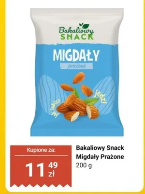 Migdały Prażone 200 g promocja w Dino