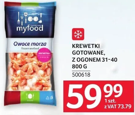 Krewetki promocja w Selgros