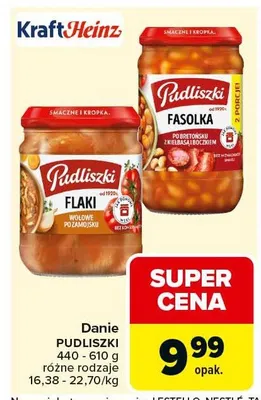 Danie Pudliszki Flaki wolowe poznansku 440g promocja w Carrefour Market