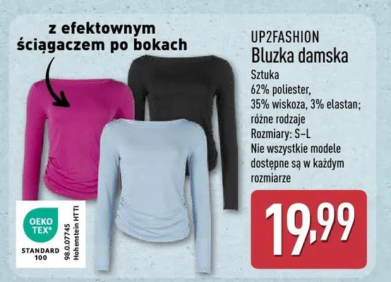 Bluzka damska rozm. m-xxl promocja w Aldi