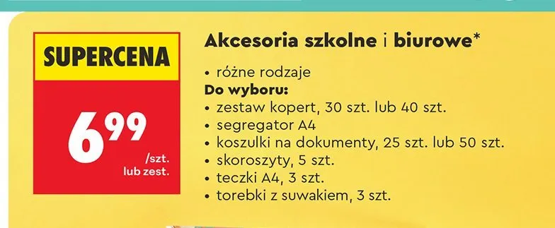 Skoroszyty, 5 szt. promocja w Biedronka