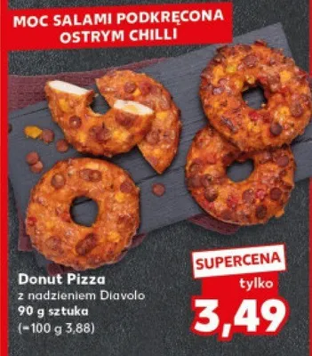 Donut Pizza z nadzieniem Diavolo promocja w Kaufland