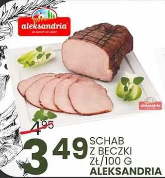 Schab z beczki zł/100g Aleksandria promocja w Wafelek