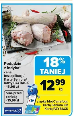 Podudzie z indyka Rzeźnik codzienna dostawa promocja w Carrefour Market