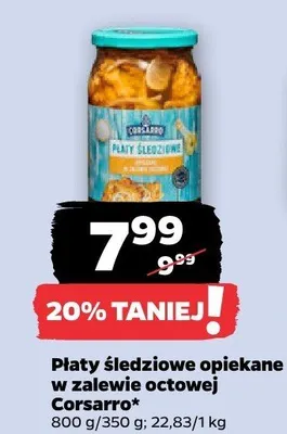Płaty śledziowe opiekane w zalewie octowej promocja w Netto