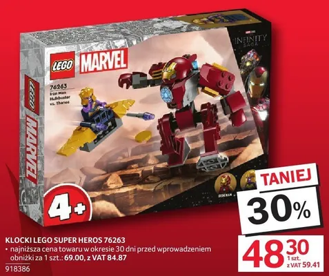 Klocki lego super heros 76263 promocja w Selgros