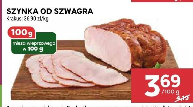 Szynka od szwagra Krakus promocja w Stokrotka