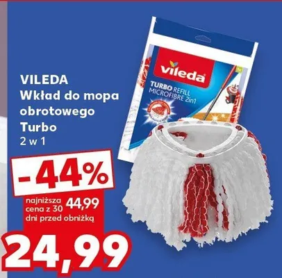 Wkład do mopa obrotowego Turbo 2 w 1 Vileda promocja w Kaufland