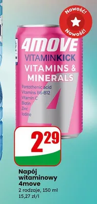 Napój witaminowy, 2 rodzaje promocja w Dino