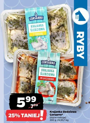 Krajanka śledziowa, różne rodzaje promocja w Netto