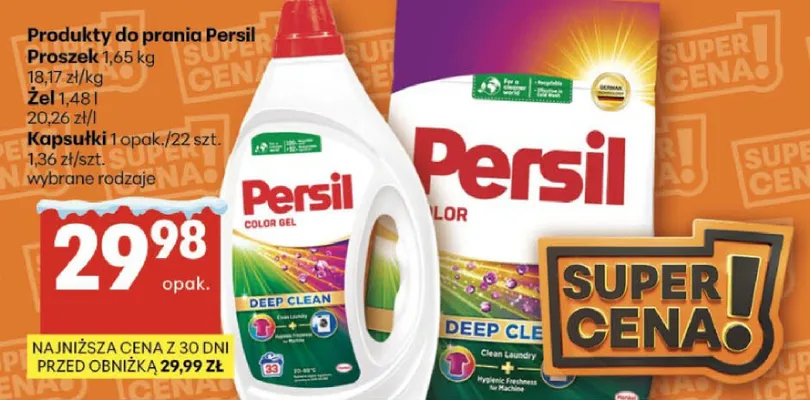 Proszek do prania PERSIL COLOR PLUS promocja w Delikatesy Centrum