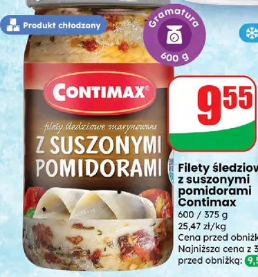 Filety śledziowe z suszonymi pomidorami  promocja w Dino