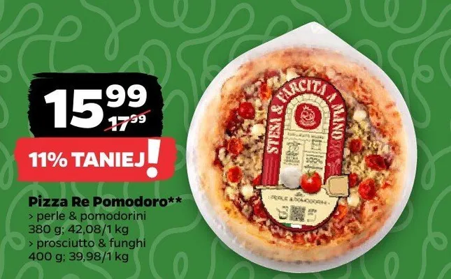 Pizza prosciutto & funghi promocja w Netto
