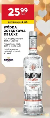 Wódka Żołądkowa De Luxe promocja w Stokrotka