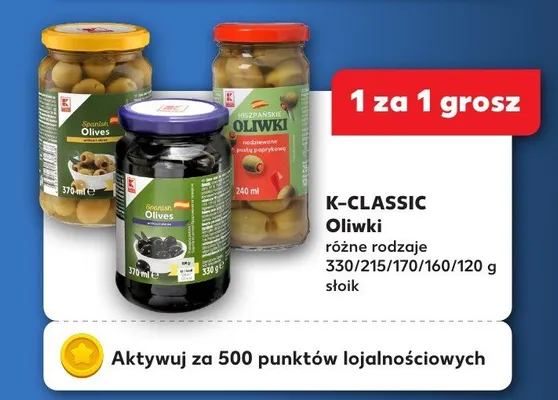 Oliwki, różne rodzaje K-Classic promocja w Kaufland